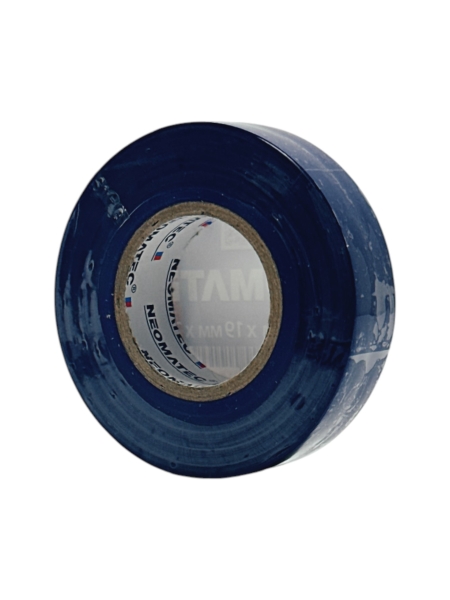 Изолента ПВХ (25м х 19мм х 0,135мм) синяя NEOMATEC 11.42403
