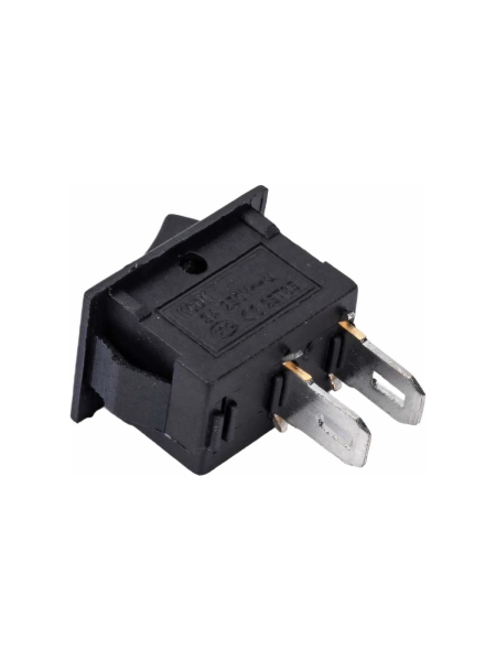 Клавиша Nord-Yada 250V 3А Micro черная (2контакта) ON-OFF (2шт в упаковке) 905465