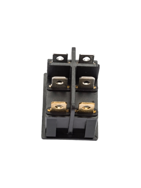 Двойная клавиша Nord-Yada 250V 16А красная/зеленая с подсветкой (6контактов) ON-OFF (2шт в упаковке) 905449