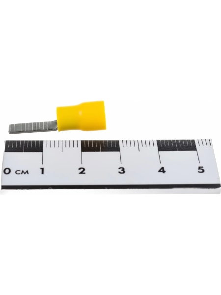 Штифтовая плоская изолированная клемма Nord-Yada с ПВХ манжетой 4-6 кв.мм 907401