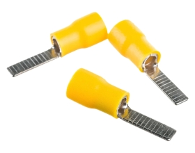 Штифтовая плоская изолированная клемма Nord-Yada с ПВХ манжетой 4-6 кв.мм 907401