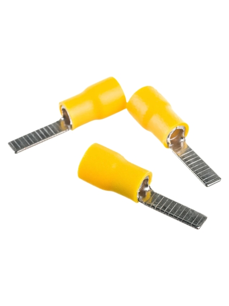 Штифтовая плоская изолированная клемма Nord-Yada с ПВХ манжетой 4-6 кв.мм 907401