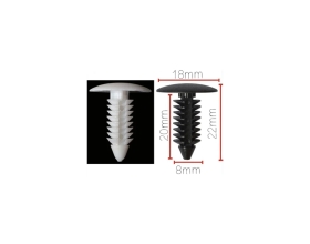 Клипса крепежная для а/м Ford, Opel подкрылка 01605396, 6030441, 10 шт Nord-Yada 909143