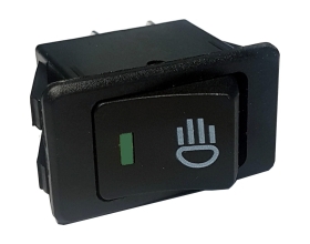 Клавиша Nord-Yada 12V 35А зеленая с подсветкой (4контакта) ON-OFF (2шт в упаковке) 905936