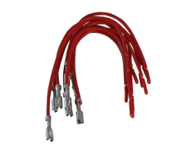 Клемма электропроводки Nord-Yada мама 2,8 мм К1 колодочная лужен. с проводом 0.5 TM Nord YADA 10шт в упаковке 909595