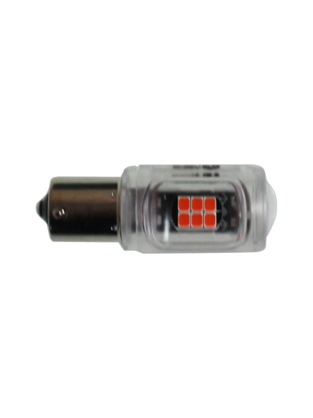 Светодиод Nord-Yada 12V BA15S P21W S25-2835-16SMD 320mA 420Lm 3.8W красный 909286