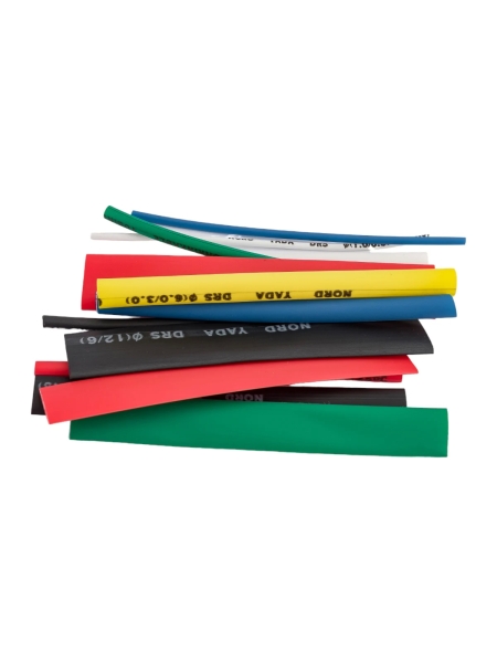 Термоусадочная трубка Nord-Yada набор №3 L=10см (14шт 1-12мм) цветные 908025