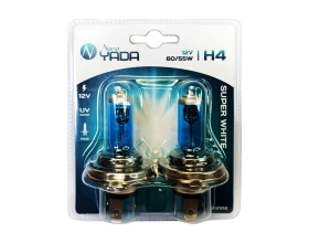 Лампа Nord-Yada H4 12V 60/55W P43t SUPER WHITE 2шт, блистер TM Nord YADA 902552
