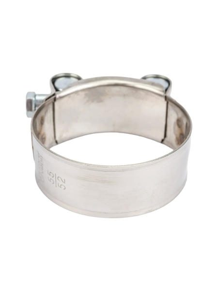 Силовой хомут Nord-Yada Д: 52-55 мм, Ш: 22 мм, Т: 0,6 мм, болт: М6х60, нерж. сталь 902885