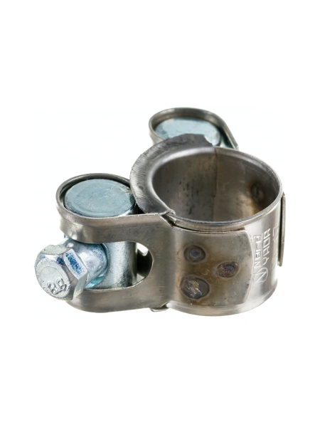 Силовой хомут Nord-Yada Д: 17-19 мм, Ш: 18 мм, Т: 0,6 мм, болт: M5х40, нерж. сталь 903113