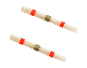 Термоусаживаемый соединитель Nord-Yada под пайку L-40 мм 0.5-1.0 мм красный 908026