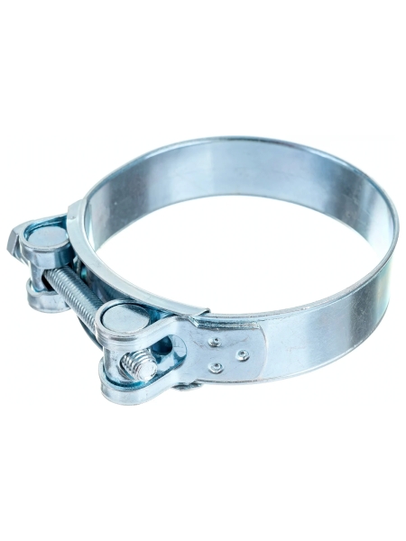 Силовой хомут Nord-Yada Д: 86-91 мм, Ш: 24 мм, Т: 1.5 мм, болт: М8х70, оцинкованная сталь 906002