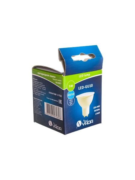 Светодиодная лампа Nord-Yada GU10 5W 220V MR16 2700K 903887