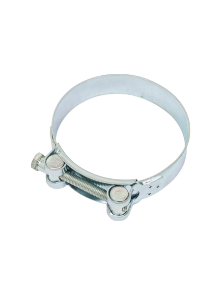 Силовой хомут Nord-Yada Д: 98-103 мм, Ш: 24 мм, Т: 1,5 мм, болт: М8х75, оцинкованная сталь 906004