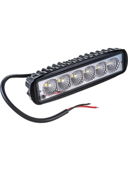 Фара рабочего света Nord-Yada 18Вт прямоугольная 6 диодов ближний 156х42х40 904840