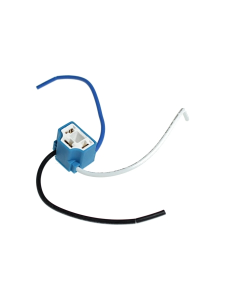 Г-образный патрон Nord-Yada под лампу H4 с проводами, керамика 904347