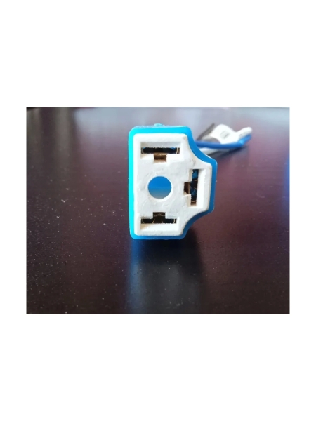 Г-образный патрон Nord-Yada под лампу H4 с проводами, керамика 904347