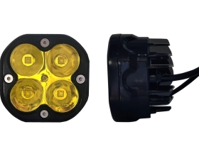 Фара рабочего света Nord-Yada 20 Вт, квадратная, 4 диода, дальний желтый 909269