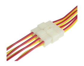 Соединительная колодка Nord-Yada 8 контактов 6,3 мм (м+п) с проводами 904356