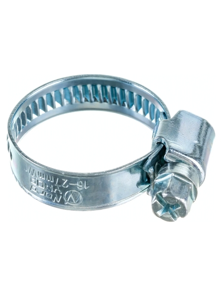 Червячный хомут Nord-Yada 16-27 мм, оцинк. сталь 904415