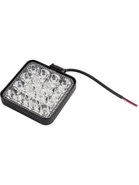 Фара рабочего света Nord-Yada 48 Вт, квадрат, 16 диодов дальний 83х83х22 907691