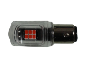 Светодиод Nord-Yada 12V BAY15D P21/5W 1157-2835-16SMD 320mA 420Lm 3.8W Strobe красный 909288