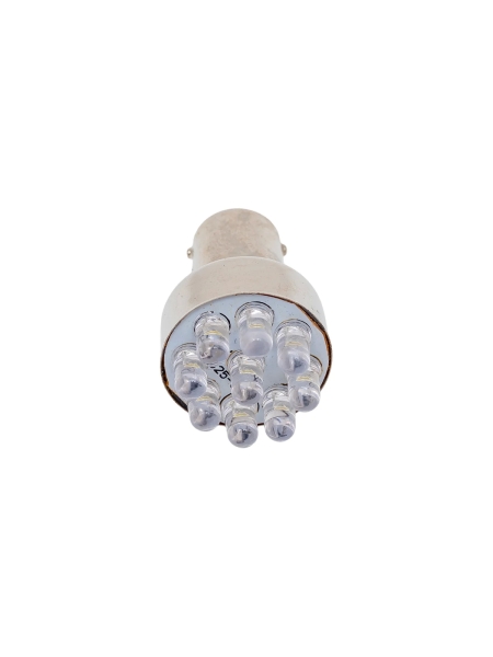 Cветодиод Nord-Yada 12V TS25 9 LED, BAY15d, белый, 0.79W, 33.76lm, 2 шт. 901973