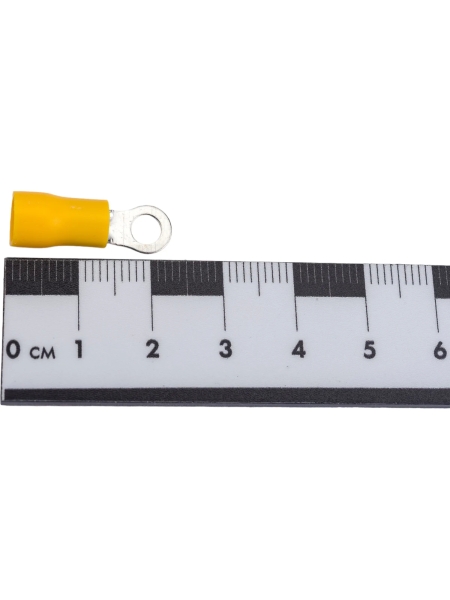 Кольцевая изолированная клемма Nord-Yada 4.3мм 4-6кв.мм (желтая) (НКи 6.0-4 / НКи5,5-4) 906359