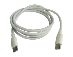 Кабель для зарядки Nord-Yada Android Type-C/Type-C 60W 3А, 1м белый (TPE) 908969