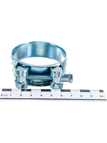 Силовой хомут Nord-Yada Д: 56-59 мм, Ш: 22 мм, Т: 1,2 мм, болт: М6х55, оцинкованная сталь 905995