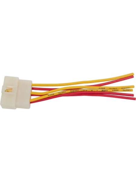 Колодка соединительная Nord-Yada 6 конт. 6,3 мм (папа) с проводами 905063