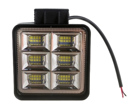 Фара рабочего света Nord-Yada 48 Вт, квадрат, 48 диодов, дальний, 108х108х40 мм 908819