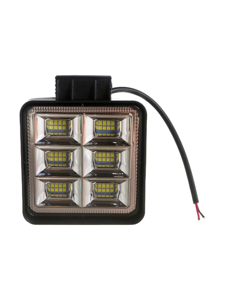 Фара рабочего света Nord-Yada 48 Вт, квадрат, 48 диодов, дальний, 108х108х40 мм 908819