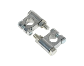 Клемма акб Nord-Yada цинк 2шт болт и гайка 10мм тм nord yada 909356