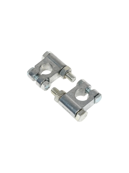 Клемма акб Nord-Yada цинк 2шт болт и гайка 10мм тм nord yada 909356