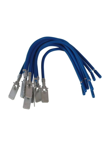 Клемма электропроводки Nord-Yada папа 6,3 мм луженая с проводом 2,5мм TM Nord YADA 10шт в упаковке 909606