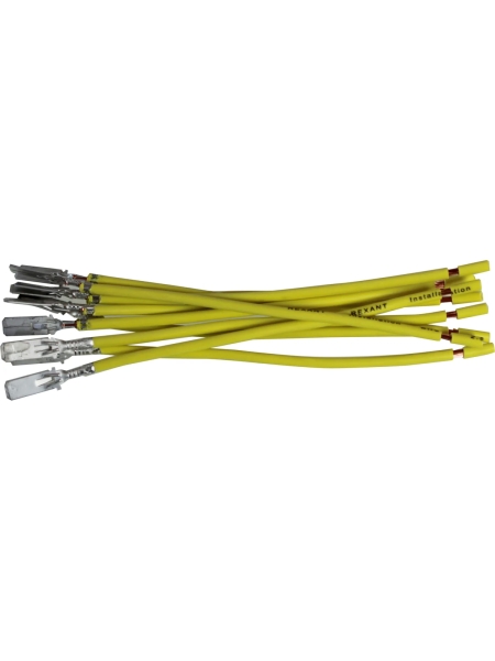 Клемма электропроводки Nord-Yada папа 6,3 мм луженая с проводом 2,5мм TM Nord YADA 10шт в упаковке 909606