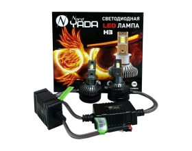 Светодиодная лампа головного света Nord-Yada н3 12-48v 60 w 6000 k 10000 Лм, canbus 2 шт в комплекте 909388