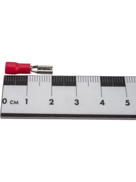 Изолированная клемма "мама" Nord-Yada 2.8мм 0.5-1.5кв. мм (красная) (РПи-м 1.5-(2.8)) 905340