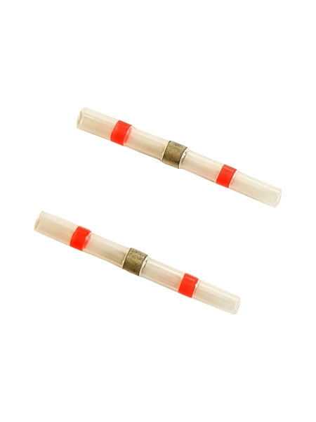 Термоусаживаемый соединитель Nord-Yada под пайку L-40 мм 0.5-1.0 мм красный 908026