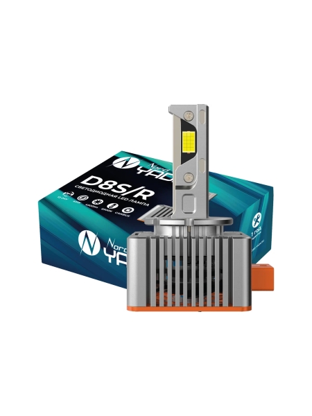 Светодиодная лампа головного света Nord-Yada D8S/R 12-24V 45W 4500Lm 6500K Canbus TM Nord YADA 909391