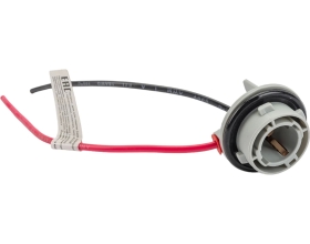 Одноконтактный патрон Nord-Yada под лампу P21W 1156 с проводами, пластик 904365