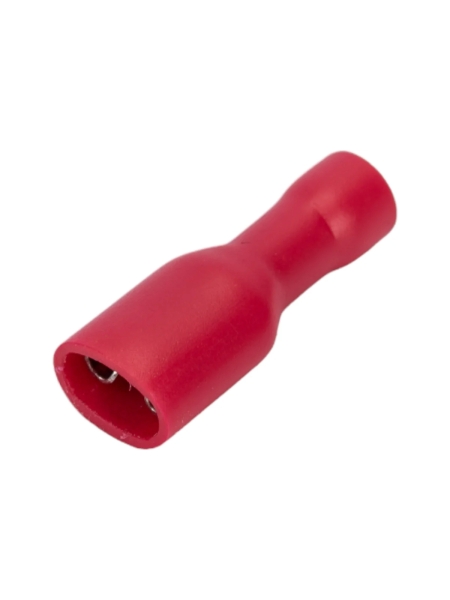 Полностью изолированная клемма "мама" Nord-Yada 4.8мм 0.5-1.5кв.мм (красная) 905346