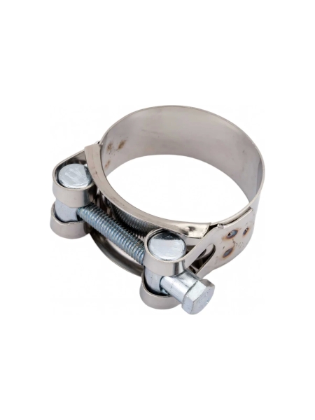 Силовой хомут Nord-Yada Д: 44-47 мм, Ш: 22 мм, Т: 0,6 мм, болт: М6х60, нерж. сталь 902883