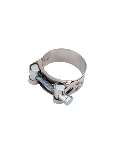 Силовой хомут Nord-Yada Д: 44-47 мм, Ш: 22 мм, Т: 0,6 мм, болт: М6х60, нерж. сталь 902883