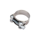 Силовой хомут Nord-Yada Д: 44-47 мм, Ш: 22 мм, Т: 0,6 мм, болт: М6х60, нерж. сталь 902883