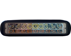 Фара рабочего света Nord-Yada 18 Вт, прямоугольная, 18 диодов, сторобоскоп, 6 режимов, белый/желтый, 150х38х40 908618