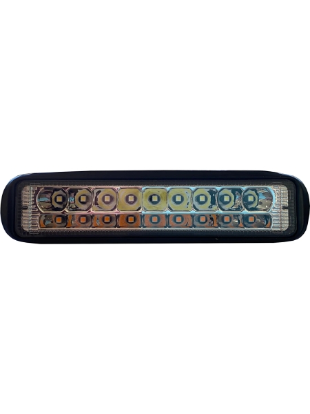 Фара рабочего света Nord-Yada 18 Вт, прямоугольная, 18 диодов, сторобоскоп, 6 режимов, белый/желтый, 150х38х40 908618