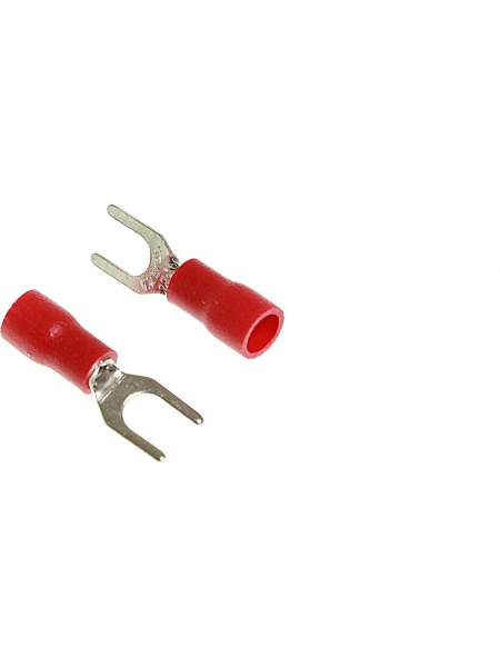Вилочная изолированная клемма Nord-Yada 4.3мм 0.5-1.5кв.мм (красная) 905356