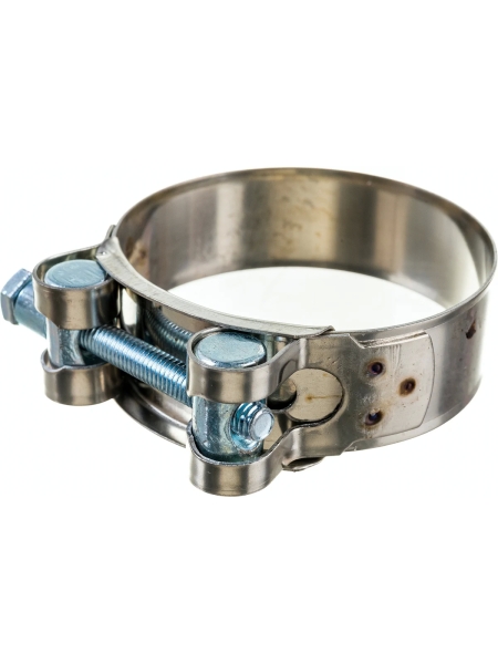 Силовой хомут Nord-Yada Д: 60-63 мм, Ш: 22 мм, Т: 0,6 мм, болт: М6х60, нерж. сталь 902887